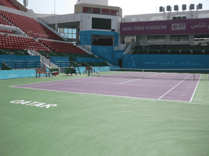 Center Court. Khalifa International Tennis & Squash Complex