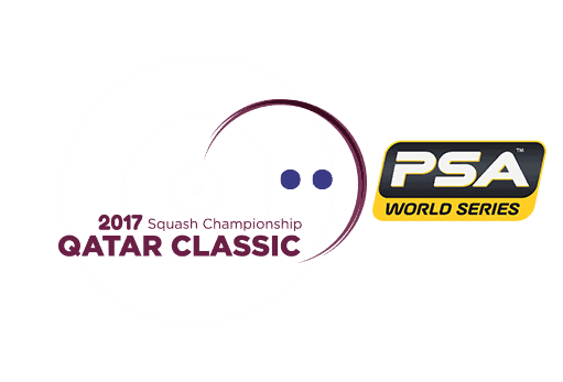 Andy Taylor. Announcer. Host. 2017 Qatar Classic Squash Championships