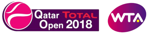 Andy Taylor. Announcer. Qatar Total Open 2018 Logo