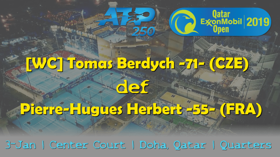 Announcer Andy Taylor. 2019 Qatar ExxonMobil Open 2019